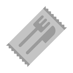 Poster - Food delivery, cutlery, disposable, eat, food restaurant color icon