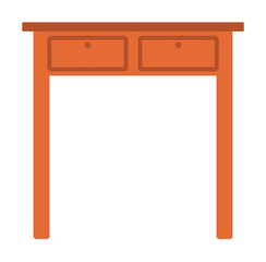 Aufkleber - desk flat icon. Element of furniture colored icon for mobile concept and web apps. Detailed desk flat icon can be used for web and mobile. Premium icon