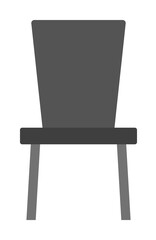 Poster - kitchen chair flat icon. Element of furniture colored icon for mobile concept and web apps. Detailed kitchen chair flat icon can be used for web and mobile. Premium icon