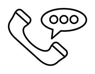 Aufkleber - Phone icon. Element of global logistics icon for mobile concept and web apps. Thin line Phone icon can be used for web and mobile