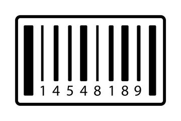 Poster - Barcode icon. Element of global logistics icon for mobile concept and web apps. Thin line Barcode icon can be used for web and mobile