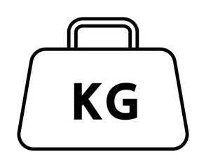 Poster - Package kg icon. Element of global logistics icon for mobile concept and web apps. Thin line Package kg icon can be used for web and mobile