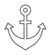 Anchor, Holland Icon. Element Of Holland Icon. Thin Line Icon For Website Design And Development, App Development. Premium Icon