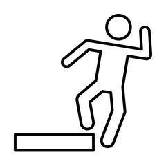 Aufkleber - human, accident, insurance icon. Element of insurance icon. Thin line icon for website design and development, app development. Premium icon