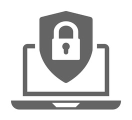 Poster - Antivirus security, cyber protection concept, internet security, shield protection icon