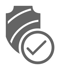 Aufkleber - Antivirus protected, certified security, protection technology, security approved, shield protection icon