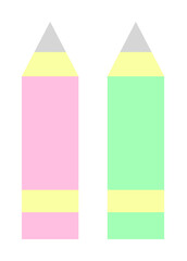 Aufkleber - Pencil, color icon. Simple color elements of kindergarten icons for ui and ux, website or mobile application