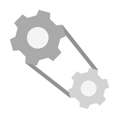Aufkleber - Timing belt, manufacturing, gear icon. Simple line, outline elements of production icons for ui and ux, website or mobile application