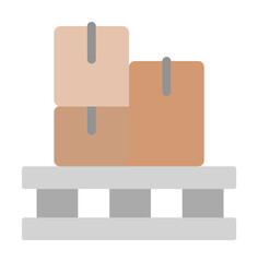 Aufkleber - Stock, manufacturing icon. Simple line, outline elements of production icons for ui and ux, website or mobile application
