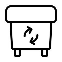 Aufkleber - Recycling, manufacturing icon. Simple line, outline elements of production icons for ui and ux, website or mobile application