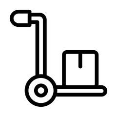 Poster - Freight, manufacturing icon. Simple line, outline elements of production icons for ui and ux, website or mobile application
