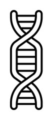 Poster - DNA icon. Element of maternity culture. Thin icon for website design and development, app development. Premium icon