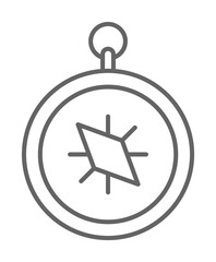 Aufkleber - Medieval, compass icon. Element of medieval period icon. Thin line icon for website design and development, app development. Premium icon
