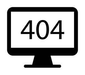 Poster - error, server icon. Element of network icon for mobile concept and web apps. Detailed error, server icon can be used for web and mobile