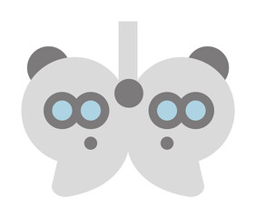 Aufkleber - foroptero illustration. Element of optometry icon for mobile concept and web apps. Colored foroptero illustration can be used for web and mobile