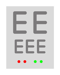 Aufkleber - optometry illustration. Element of optometry icon for mobile concept and web apps. Colored optometry illustration can be used for web and mobile
