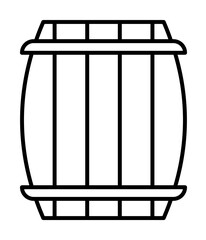 Aufkleber - Patrick day, alcohol, barrel, beer icon. Element of Patrick day for mobile concept and web apps illustration. Thin line icon for website design and development, app development