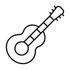 Aufkleber - Guitar icon. Element of peace day icon