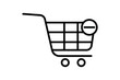 © sobahus surur - Remove item icon illustration. icon related to shopping. Line icon style. Simple vector design editable. File EPS, SVG, PNG Transparent.