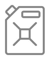 Poster - Diesel, bottle line icon. Element of pollution icon