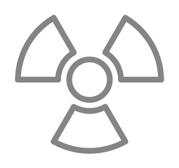 Aufkleber - Radiation line icon. Element of pollution icon