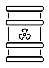 Aufkleber - barrel, pollution, nuclear icon. Element of earth pollution icon for mobile concept and web apps. Detailed barrel, pollution, nuclear icon can be used for web and mobile