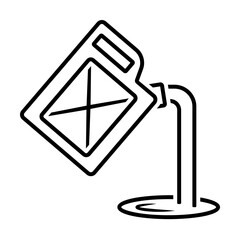Aufkleber - oil, fuel, diesel icon. Element of earth pollution icon for mobile concept and web apps. Detailed oil, fuel, diesel icon can be used for web and mobile