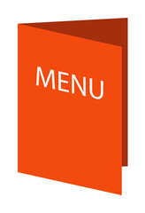 Aufkleber - menu in the cafe colored illustration. Element of colored food icon for mobile concept and web apps. Detailed menu in the cafe icon can be used for web and mobile
