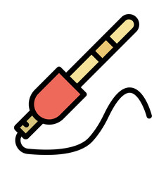 Aufkleber - Sound, usb icon. Simple color with outline elements of rock n roll icons for ui and ux, website or mobile application