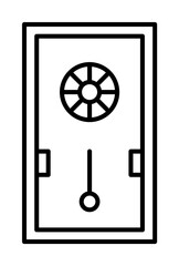 Aufkleber - Smart motion sensor icon. Element of smart house icon for mobile concept and web apps. Thin line Smart motion sensor icon can be used for web and mobile