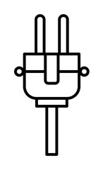 Aufkleber - Smart plug icon. Element of smart house icon for mobile concept and web apps. Thin line Smart plug icon can be used for web and mobile