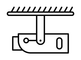 Aufkleber - Smart security camera icon. Element of smart house icon for mobile concept and web apps. Thin line Smart security camera icon can be used for web and mobile