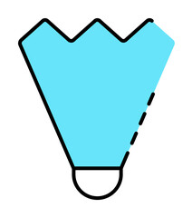 Aufkleber - Birdie, tennis, sport icon. Element of color sport icon. Premium quality graphic design icon. Signs and symbols collection icon for websites, web design, mobile app