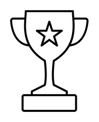 Poster - cup icon. Element of sturt up icon for mobile concept and web apps. Thin line cup icon can be used for web and mobile