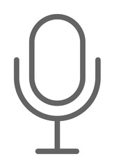 Aufkleber - Theatre mic icon. Element of theatre icon. Thin line icon for website design and development, app development. Premium icon