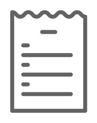Aufkleber - Movie script icon. Element of theatre icon. Thin line icon for website design and development, app development. Premium icon