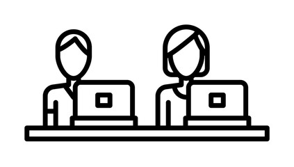 Aufkleber - Workplace, work icon. Element of workplace icon