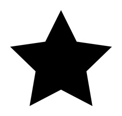 Poster - five-pointed star icon. Element of military for mobile concept and web apps. Detailed five-pointed star icon can be used for web and mobile. Premium icon