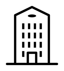 Poster - office building icon. element of building icon for mobile concept and web apps. detailed office buil