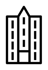 Poster - office building icon. Element of building icon for mobile concept and web apps. Detailed office building icon can be used for web and mobile