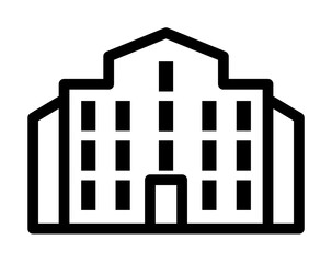 Aufkleber - building icon. Element of building icon for mobile concept and web apps. Detailed building icon can be used for web and mobile