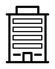Poster - office building icon. Element of building icon for mobile concept and web apps. Detailed office building icon can be used for web and mobile