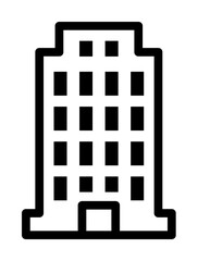 Poster - residential building icon. Element of building icon for mobile concept and web apps. Detailed residential building icon can be used for web and mobile
