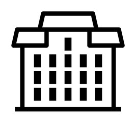 Aufkleber - building icon. Element of building icon for mobile concept and web apps. Detailed building icon can be used for web and mobile