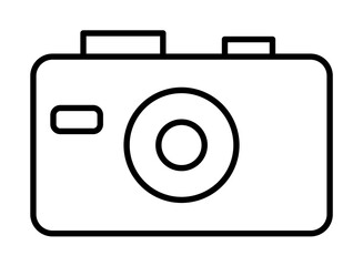 Aufkleber - camera icon. Element of travel icon for mobile concept and web apps. Thin line camera icon can be used for web and mobile. Premium icon