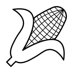 Aufkleber - corn icon. Element of travel icon for mobile concept and web apps. Thin line corn icon can be used for web and mobile. Premium icon