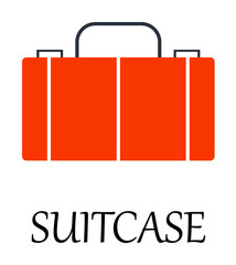 Poster - colored suitcase icon. Element of web icon for mobile concept and web apps. Detailed colored suitcase icon can be used for web and mobile. Premium icon
