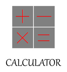 Poster - colored calculator signs icon. Element of web icon for mobile concept and web apps. Detailed colored calculator signs icon can be used for web and mobile. Premium icon