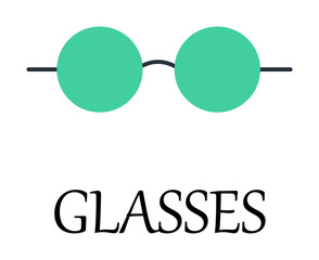 Aufkleber - colored glasses icon. Element of web icon for mobile concept and web apps. Detailed colored glasses icon can be used for web and mobile. Premium icon