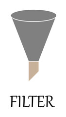 Poster - colored water filter icon. Element of web icon for mobile concept and web apps. Detailed colored water filter icon can be used for web and mobile. Premium icon